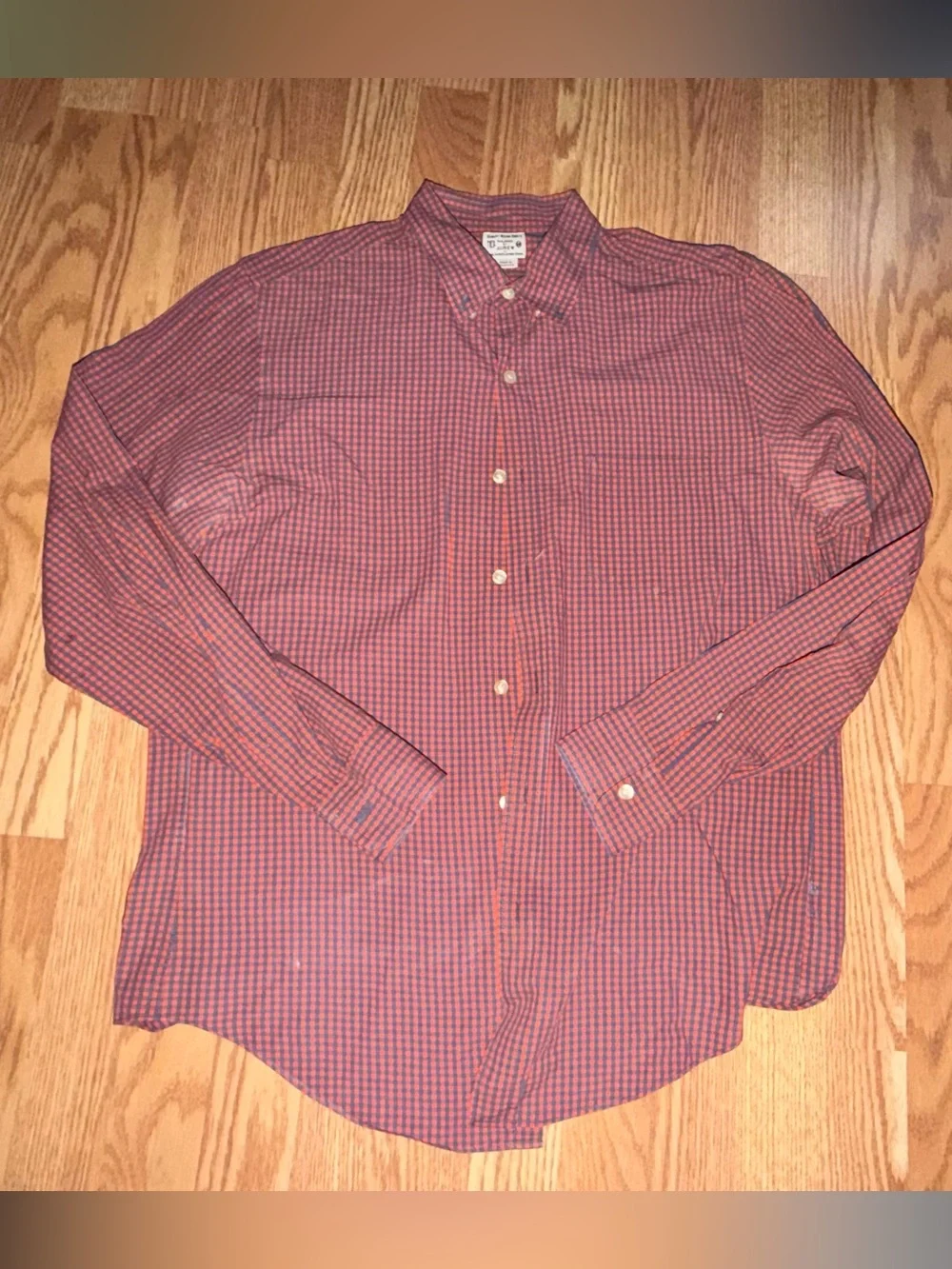 J. Crew 100% Cotton Men’s Button-Down Shirt